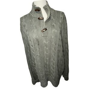 Polo By Ralph Lauren Womans Sage Silk Sweater - Sz Large